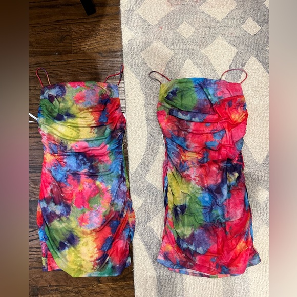 Superdown Sonora Cross Back Dress in Multi NWT - Picture 4 of 6